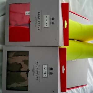 Hunter welley socks, brand new 2 pair